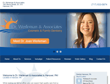 Tablet Screenshot of hanoverdentistry.com